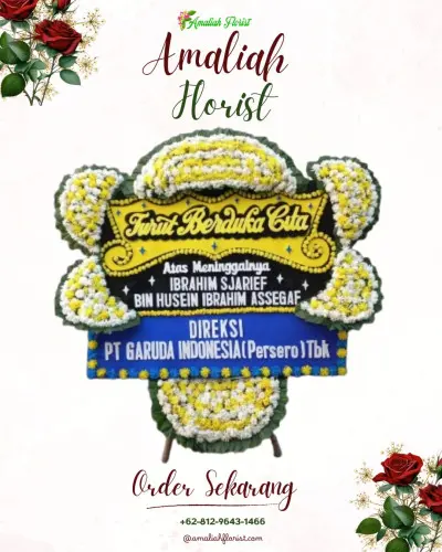 Papan Bunga Duka di Duda Utara