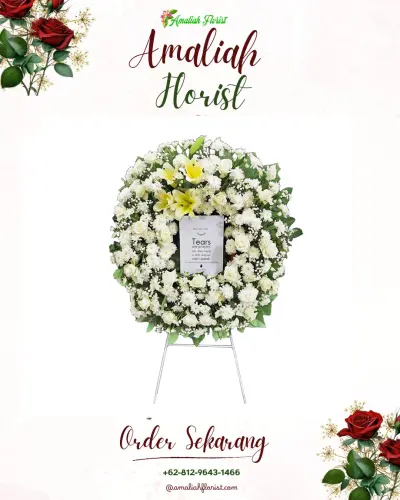 Krans Bunga Duka Cita di Duda Utara